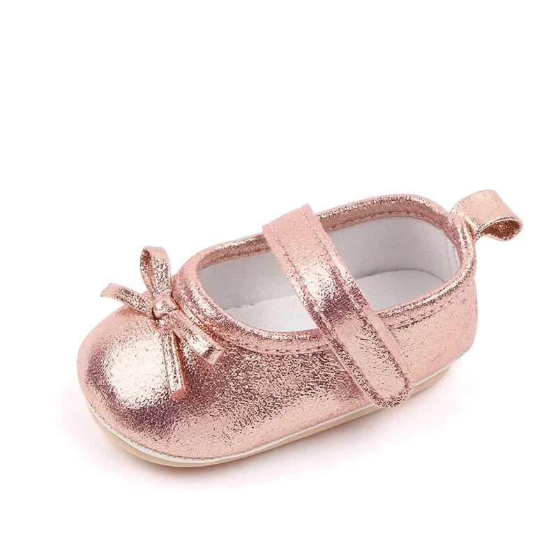 حذاء كاجوال أطفال - وردي – جلد صناعي، نعل مقاوم للانزلاق