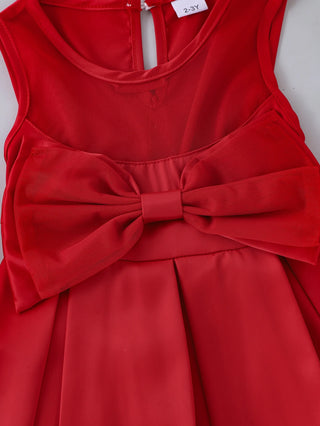 sweet بدون أكمام bow فستان for بنات and babies in صيف موضة 2025