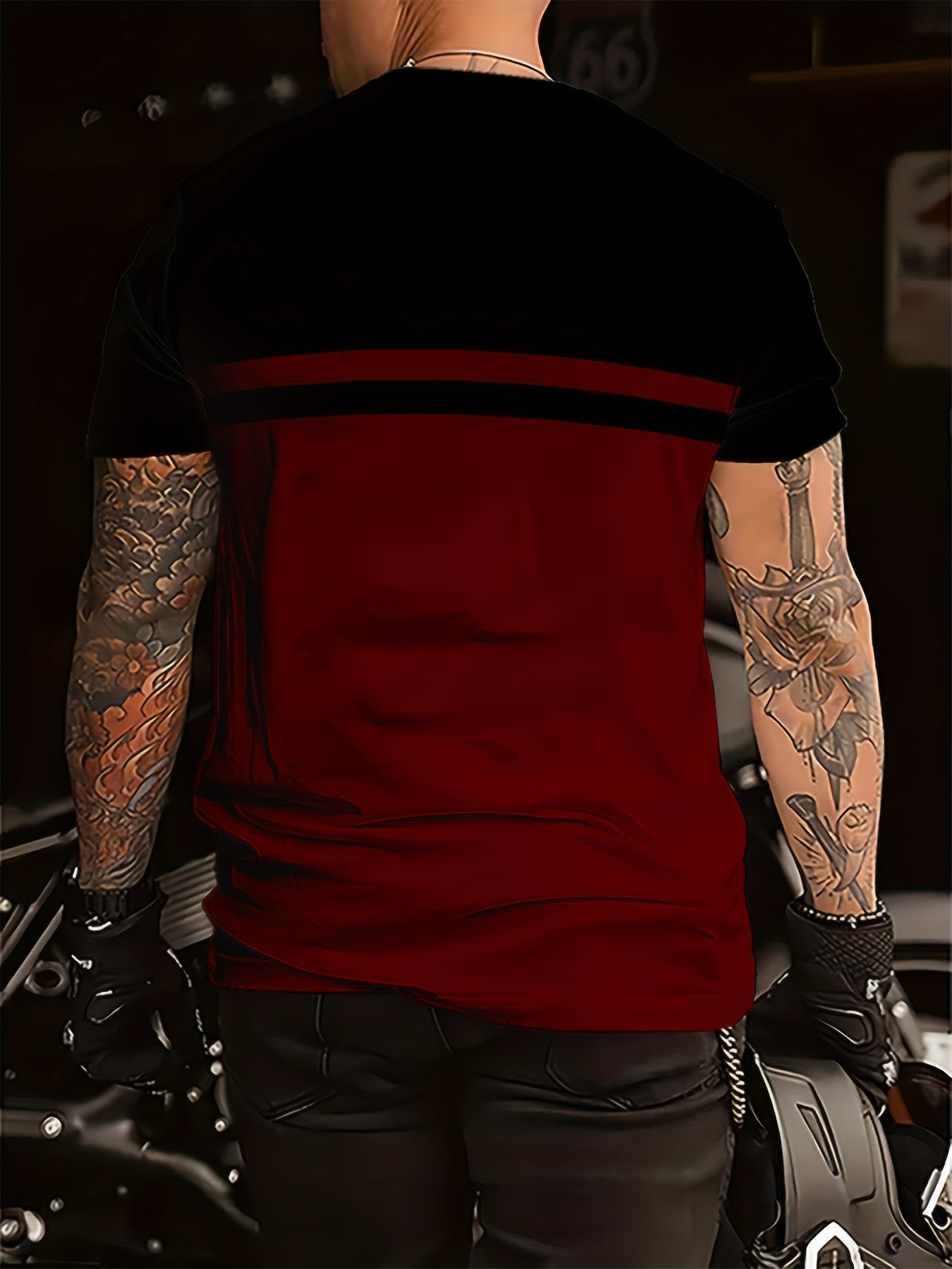 تيشيرت رجالي كاجوال بتدرج الألوان