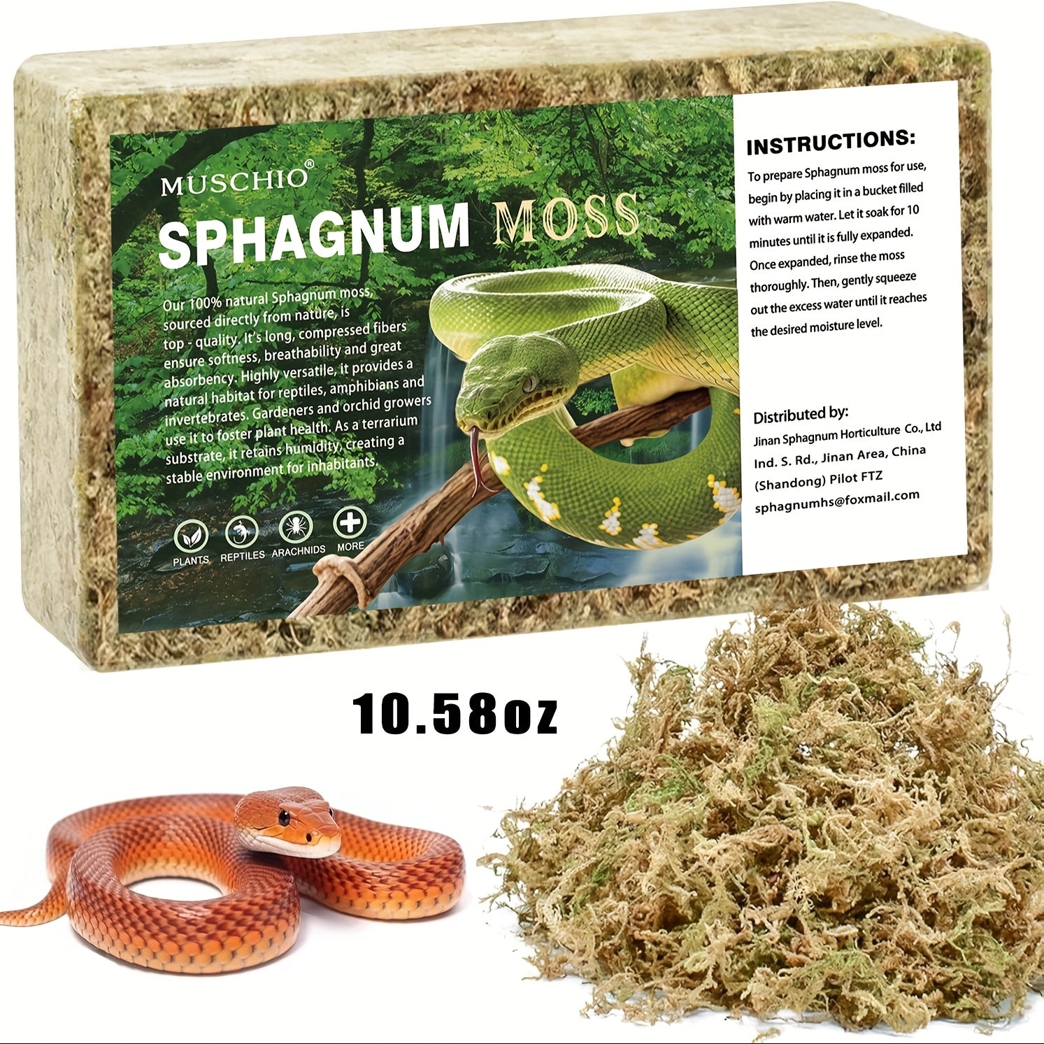 1 قطعة موطن للزواحف، طحلب سفاجنم مضغوط لحوض السمك لتيراريا الزجاجية، حصيرة الطين الجاف المثالية لجيكوس الفهد، الثعابين الكروية، الضفادع، الحرباء، السلاحف والبرمائيات الأخرى