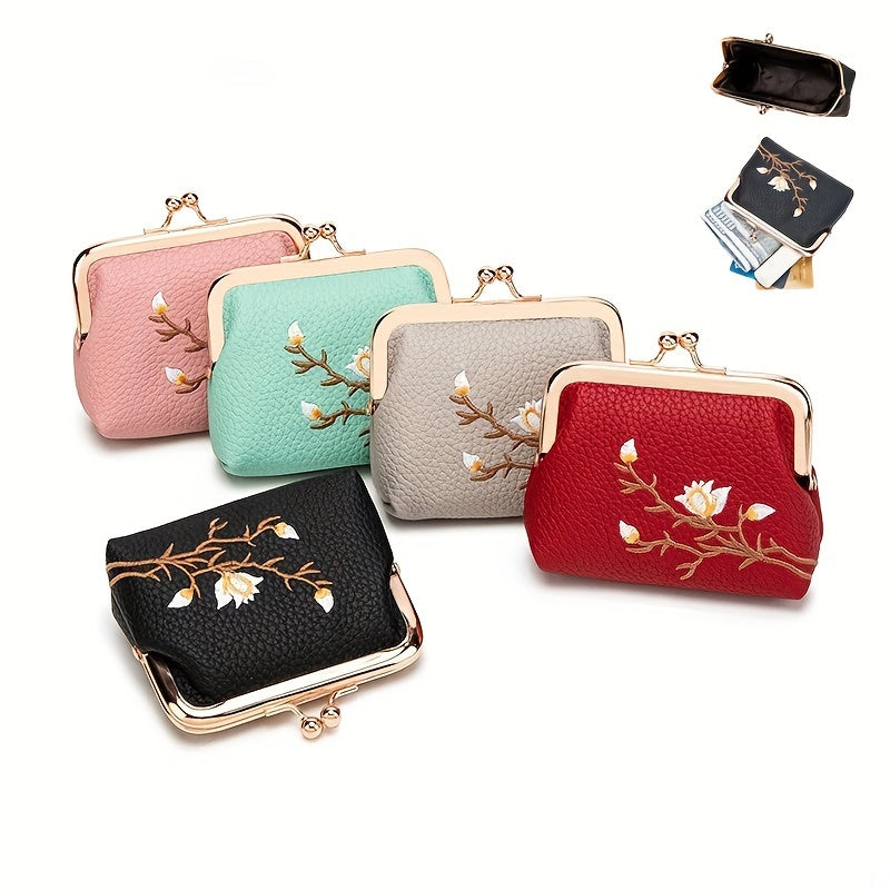 1 جهاز كمبيوتر شخصي من حامل بطاقة نمط جديد ، محفظة عملات معدنية محمولة ، محفظة صغيرة للنساء ، حقيبة محمولة مع ، محفظة تغيير الطالب متعددة الوظائف .