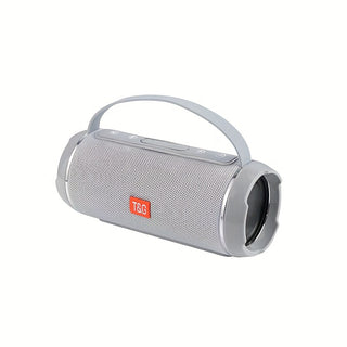 سماعة لاسلكية محمولة T&G TG116C، 5 واط * 2 عالية الطاقة، تصميم عمودي لاسلكي، USB/TF/راديو FM، ستيريو باس قوي، تتصل بالهاتف/التابلت/التلفزيون حتى 10 أمتار، بطارية قابلة للشحن 1200 مللي أمبير، قناة 5.0، بدون شاحن، شحن عبر USB، لاسلكية، مثالية للاستخدام المن