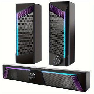 جهاز كمبيوتر بميزة الصوت الفائق والإضاءة المتنفسة بتقنية RGB لتجربة ألعاب رائعة
