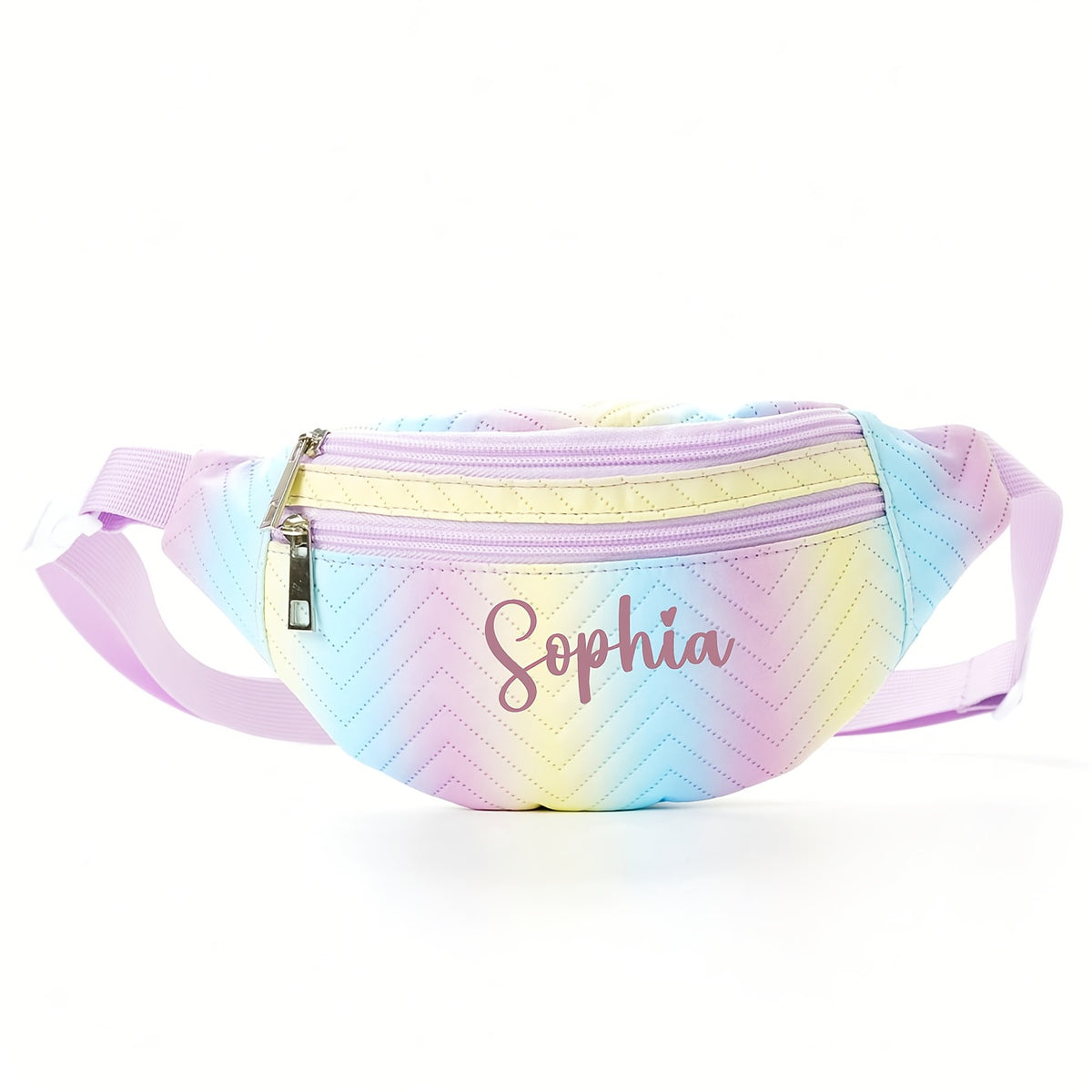 حقيبة خصر مطرزة مخصصة باسمك الخاص، مناسبة للسفر الخارجي أو العودة إلى الموسم كهدية عطلة فريدة - قطعة واحدة