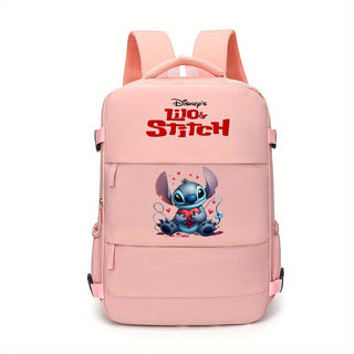 1 قطعة حقيبة ظهر ستيتش كبيرة السعة، حقيبة رياضية وسفر، حقيبة كمبيوتر محمول، حقيبة كتب للمدرسة والجامعة - أحزمة مريحة قابلة للتعديل مع حجرة مستقلة للأحذية، مصنوعة من البوليستر المتين للاستخدام الخارجي والتخييم والسفر