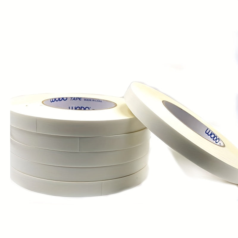 20 قطعة شريط لاصق مزدوج الجانب بعرض 15 مم - قوة تثبيت عالية بدون بقايا قابلة للإزالة للمكتب، المنزل، الأعمال اليدوية - صمغ متين بألوان فاتحة للورق، القماش، البلاستيك، الخشب، الزجاج، تعليق الديكور، نهاية نظيفة، ربط موثوق، منظمو منزليون، مشاريع DIY