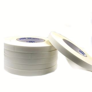 20 قطعة شريط لاصق مزدوج الجانب بعرض 15 مم - قوة تثبيت عالية بدون بقايا قابلة للإزالة للمكتب، المنزل، الأعمال اليدوية - صمغ متين بألوان فاتحة للورق، القماش، البلاستيك، الخشب، الزجاج، تعليق الديكور، نهاية نظيفة، ربط موثوق، منظمو منزليون، مشاريع DIY