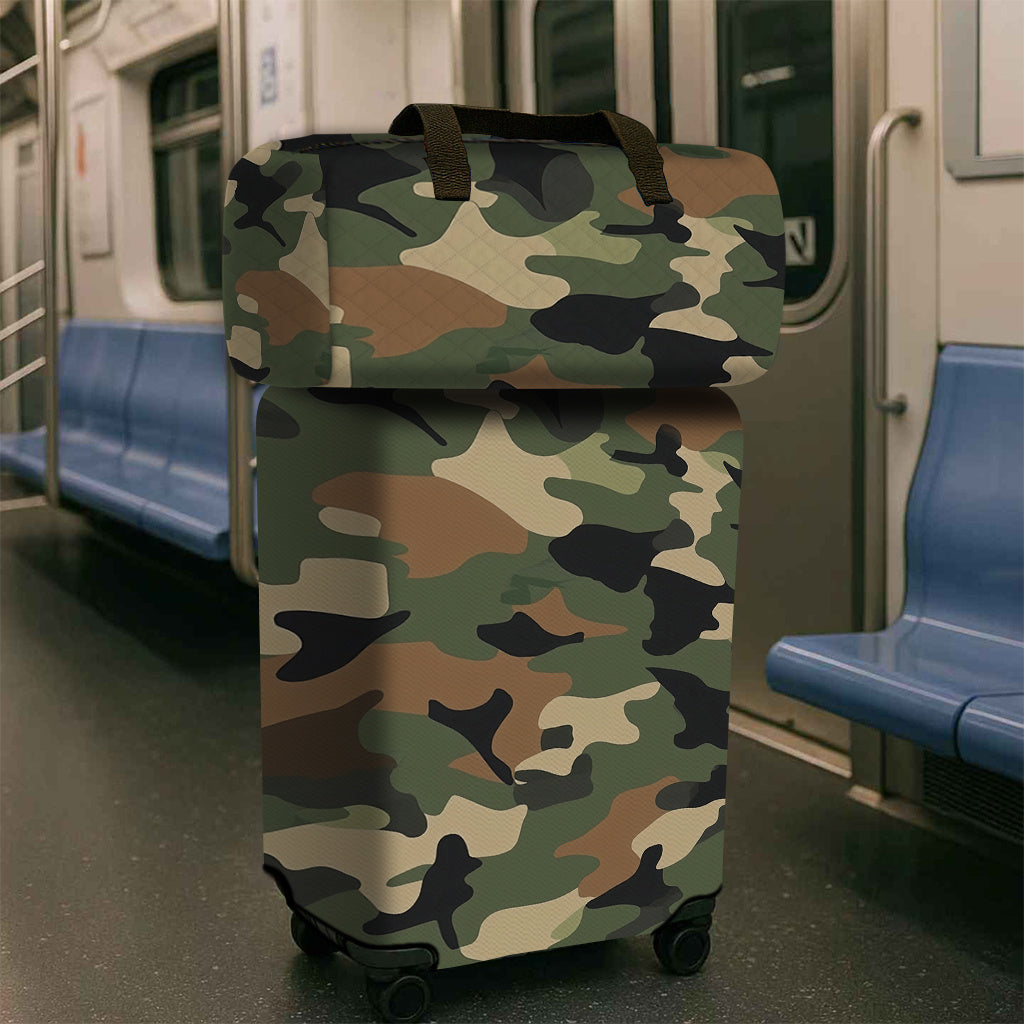 مجموعة من 2 قطعة من مستلزمات السفر، حقيبة الأمتعة + حقيبة السفر، نمط التمويه الخلفي، مناسب للأمتعة بحجم 45.72-81.28 سم، مجموعة حقيبة سفر متينة، مناسبة للسفر والأنشطة الخارجية والعطلات، حماية للأمتعة | تصميم ملفت، حقيبة سفر مرنة، مستلزمات سفر أساسية، مناسب