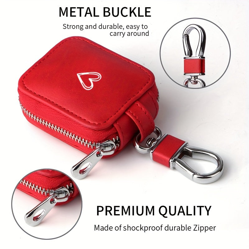 حافظة صغيرة لسماعات الأذن بنقشة قلوب لطيفة للـ Airpods، فاخرة من البولي يوريثان، حقيبة تخزين واقية للسماعات المحمولة مع جيب شبكي وسلسلة مفاتيح لكابل USB للسماعات اللاسلكية