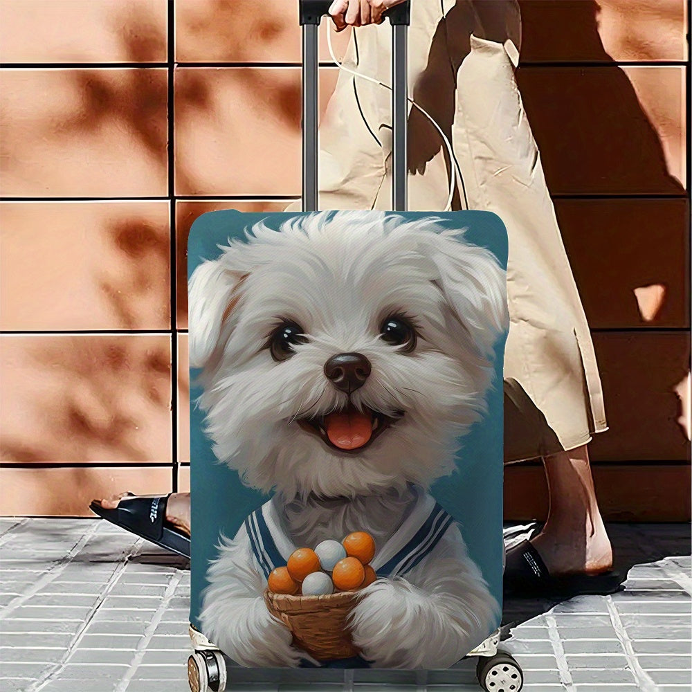 ملحقات السفر، أغطية واقية للحقائب وأكياس السفر، أغطية صناديق التخزين، أغطية حقائب المكياج، أغطية صناديق الأدوات، مصنوعة من البوليستر مع طباعة رقمية، قابلة لإعادة الاستخدام، غطاء غبار للأمتعة لحالات العربات من 45.72 إلى 81.28 سم، عنصر أساسي للسفر بأسلوب غي