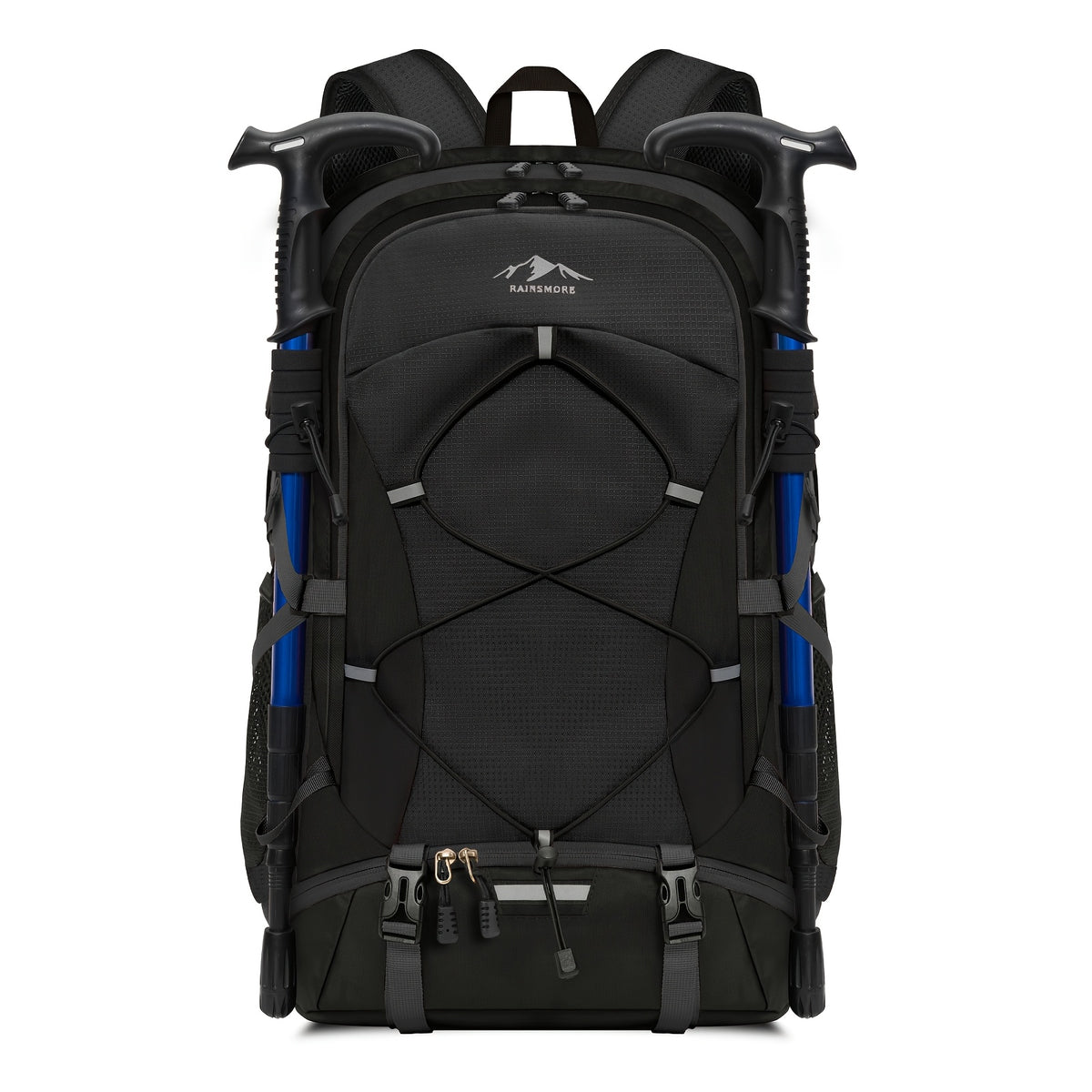 NUBILY 40L حقيبة ظهر خفيفة الوزن قابلة للطي - بوليستر متين، إغلاق بسحاب مضاد للسرقة للمشي لمسافات طويلة، التخييم، ركوب الدراجات، التسلق والرياضات الخارجية، حقيبة ظهر للسفر