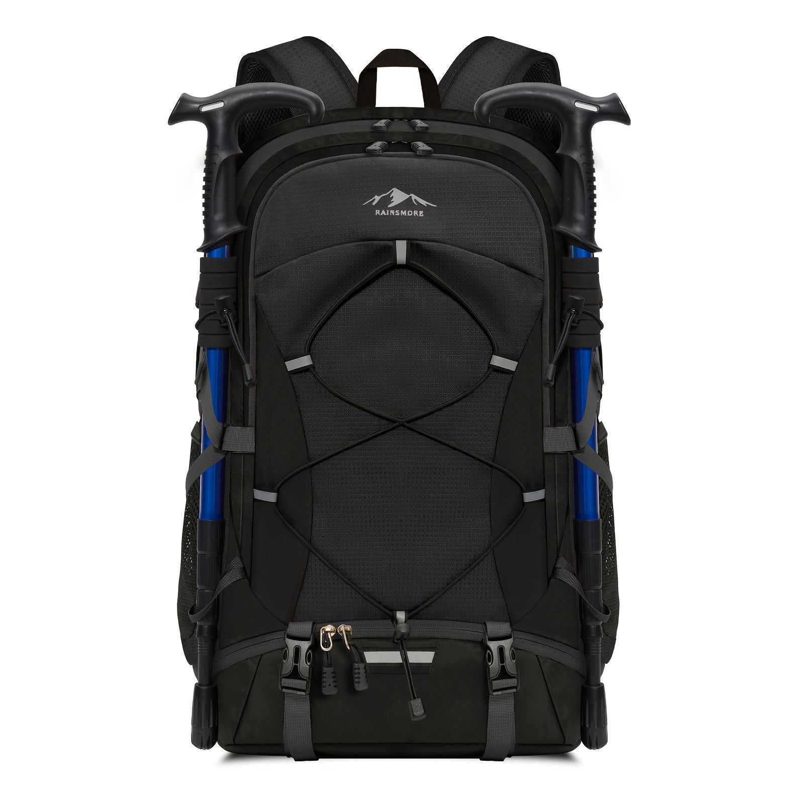 NUBILY 40L حقيبة ظهر خفيفة الوزن قابلة للطي - بوليستر متين، إغلاق بسحاب مضاد للسرقة للمشي لمسافات طويلة، التخييم، ركوب الدراجات، التسلق والرياضات الخارجية، حقيبة ظهر للسفر