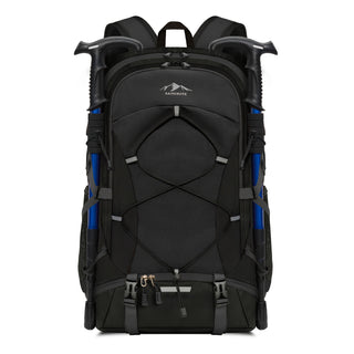 NUBILY 40L حقيبة ظهر خفيفة الوزن قابلة للطي - بوليستر متين، إغلاق بسحاب مضاد للسرقة للمشي لمسافات طويلة، التخييم، ركوب الدراجات، التسلق والرياضات الخارجية، حقيبة ظهر للسفر