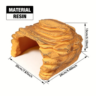 صخرة راتنجية كبيرة جدًا، مأوى للتنين والزواحف والمضافرة للتسلل، مناسبة للسلاحف والسحالي والثعابين والضفادع والعقارب