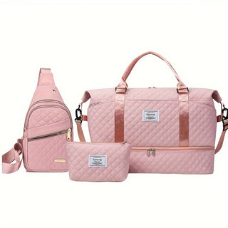 3 قطع حقيبة سفر ثلاث مجموعات وحقيبة أم الكورية النسخة رينجر سعة كبيرة للتخزين الخارجي حقيبة أمتعة محمولة للرياضة واللياقة البدنية