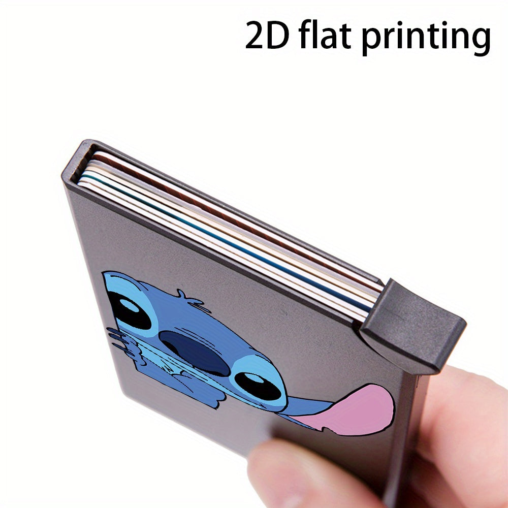 1 قطعة حامل بطاقة متعددة الوظائف مع تخزين مدمج لبطاقات البنك والمستندات والنقود - تصميم مضاد للسرقة، مادة صناعية متينة، إغلاق بمفتاح دفع، مثالي للتنقل والسفر العمل، محفظة سفر | إكسسوار أنيق | إغلاق آمن