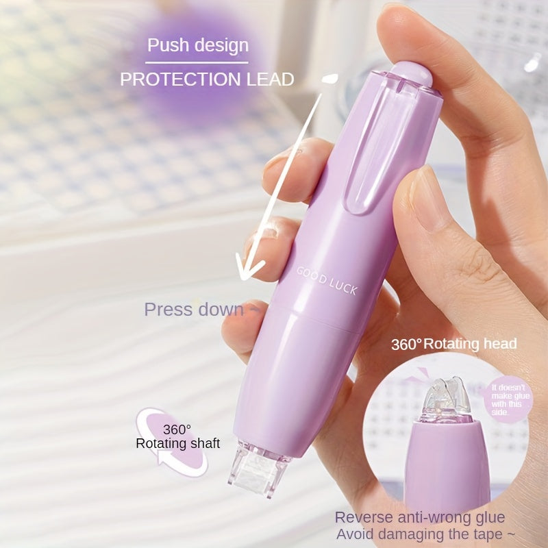 4 قطع من الشريط اللاصق الصغير بسعة كبيرة من النقاط على الوجهين للخيام اليدوية، شريط لاصق بدون ترك أثر، مناسب للكتب المصورة والحرف والمكاتب