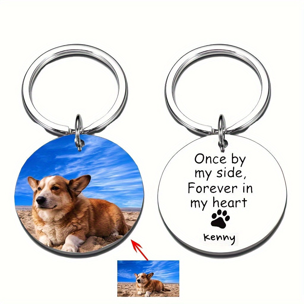 قلادة صورة حيوان أليف مخصصة، هدية تذكارية للحيوانات المنومة، قلادة كلب بصورة حيوان مخصصة من الجانبين، لوازم تذكارية وجنائزية للحيوانات المنومة