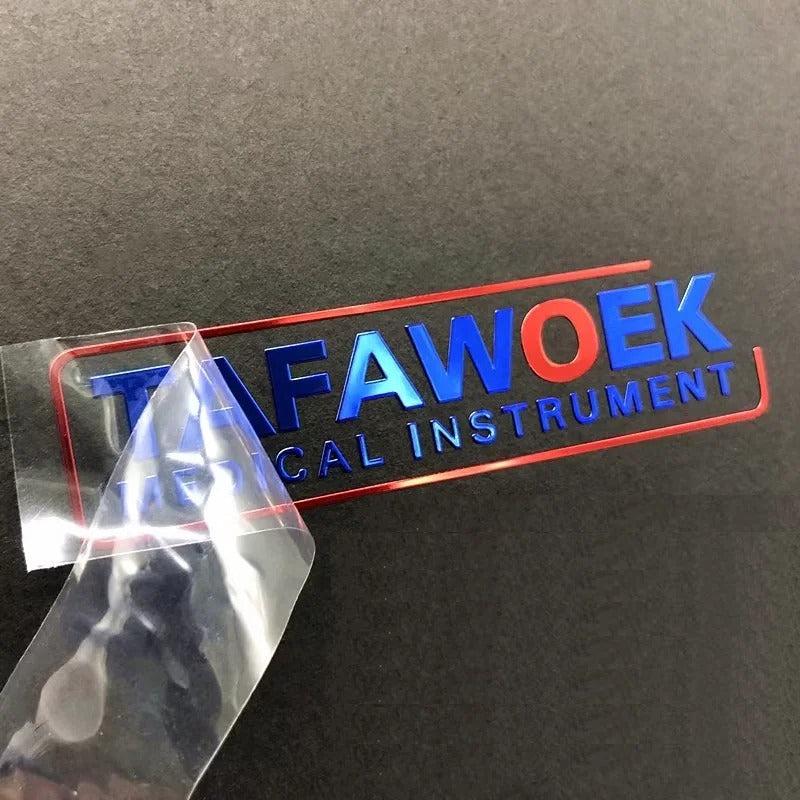 ملصقات مخصصة للشركات - ملصقات تجارية شخصية شفافة للمنتجات والتغليف والمواقع الإلكترونية - متوافقة مع الطابعات الليزر والهجوجيت - مكتبية، تصنيع، تسويق إلكتروني، تصميم شعار عصري، طباعة عالية الجودة، لاصق واضح