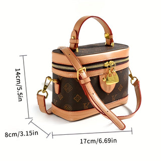 حقيبة كروس بودي، حقيبة صغيرة مطبوعة مع حزام قابل للفصل مناسبة للهدايا والسفر