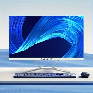 جهاز كمبيوتر متكامل مقاس 24 بوصة مع إنتل آي 5-2320، ذاكرة وصول عشوائي سعة 16 جيجابايت + قرص صلب سريع 256 جيجابايت للاستخدام المكتبي والمنزلي