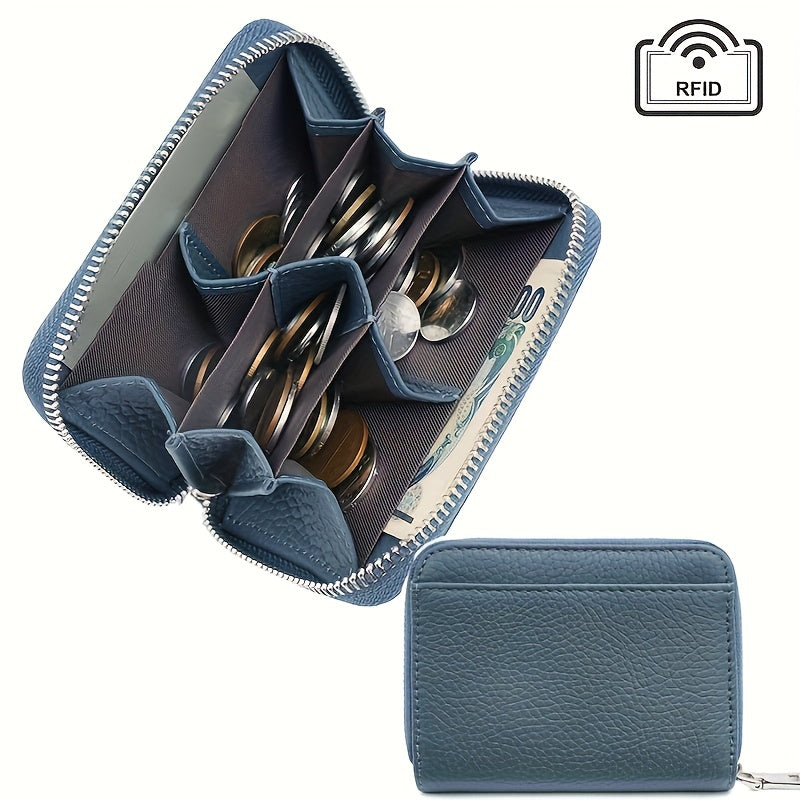 محفظة نسائية مدمجة | جلد صناعي | متعددة الوظائف مع إغلاق بسحاب | مبطنة بالبوليستر | جيب قابل للسقوط | نمط كاجوال | محفظة عملات معدنية صغيرة وحامل مفاتيح | لمسة نهائية على الحواف المتينة | محفظة سفر آمنة سهلة التنظيف | تصميم محفظة أنيق | محفظة مدمجة