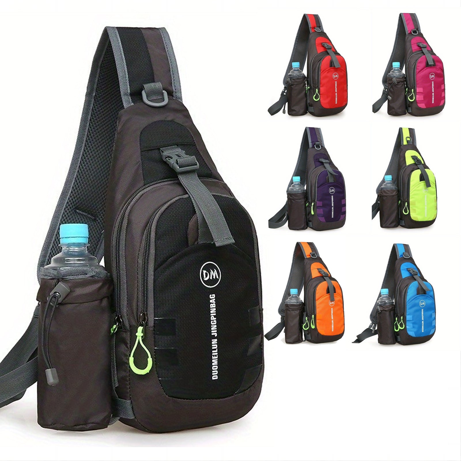حقيبة صدر رجالية جديدة للرياضة والاسترخاء، حقيبة كتف بسيطة ومتعددة الاستخدامات لكلا الجنسين، حقيبة ظهر صغيرة عبر الجسم للسفر