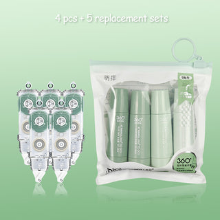 شريط لاصق شفاف بدون خياطة من نوع WQN مكون من 9/14 قطعة - غراء رولر PET عالي اللزوجة للأعمال اليدوية، كولاج الصور، لوازم المكتب والمدرسة - لا يترك أثرًا ولا خطأ، أساسيات العودة إلى المدرسة