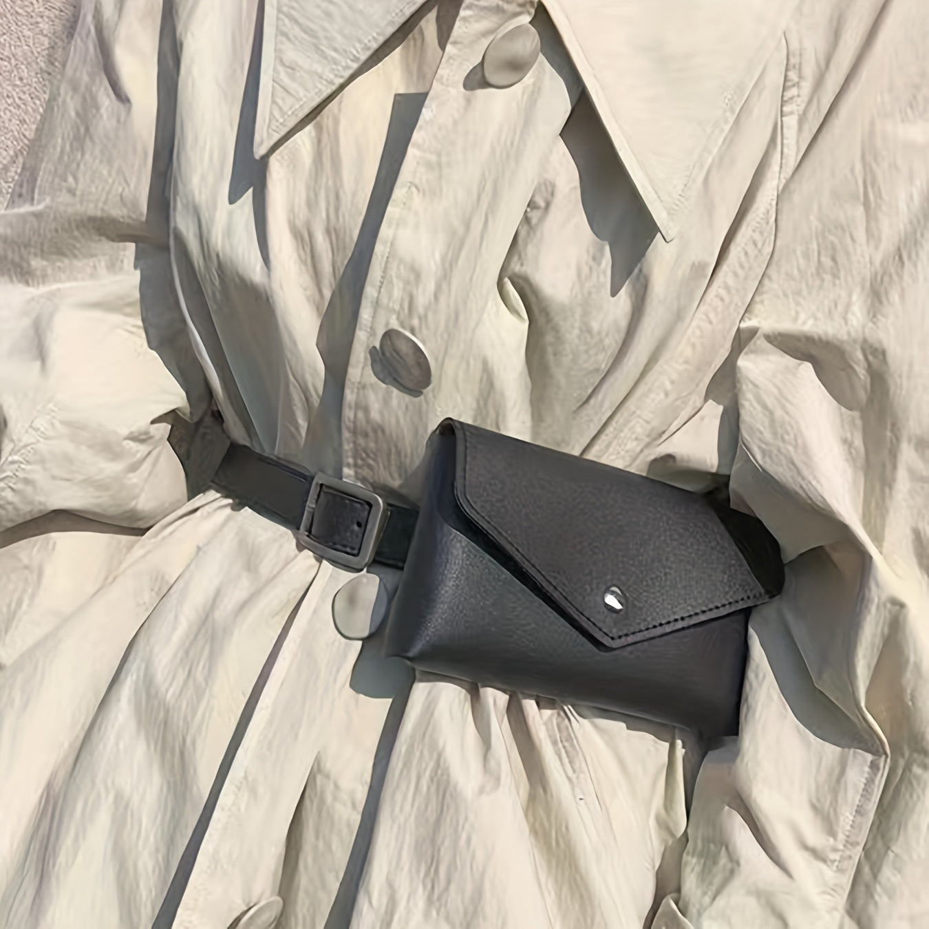 حقيبة خصر سوداء Aa198