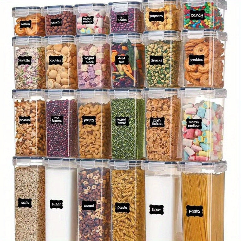 مجموعة من 24 ملصق مقاوم للماء، ذاتية اللصق وقابلة لإعادة الاستخدام، مناسبة لصناديق التخزين، تسميات حاويات التخزين، أسماء ورقية للمكتب، تصنيف الأرقام، ملصقات التصنيف، بطاقات الأسعار