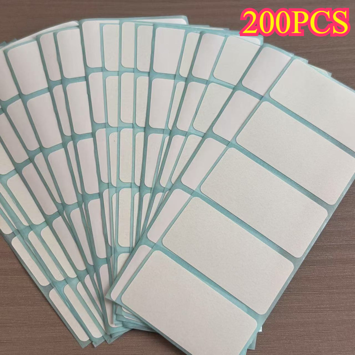 100 قطعة/200 قطعة ملصقات لاصقة ذاتية اللون - سهلة الاستخدام متعددة الأغراض للمكتب، المدرسة، تنظيم المنزل - متينة ومتعددة الاستخدامات للوظائف، الكتب، الأدوات، تنظيم الإمدادات، تصميم عملي، لاصق سهل الفصل