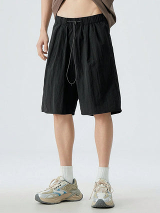 سروال قصير من نسيج مُنسوج