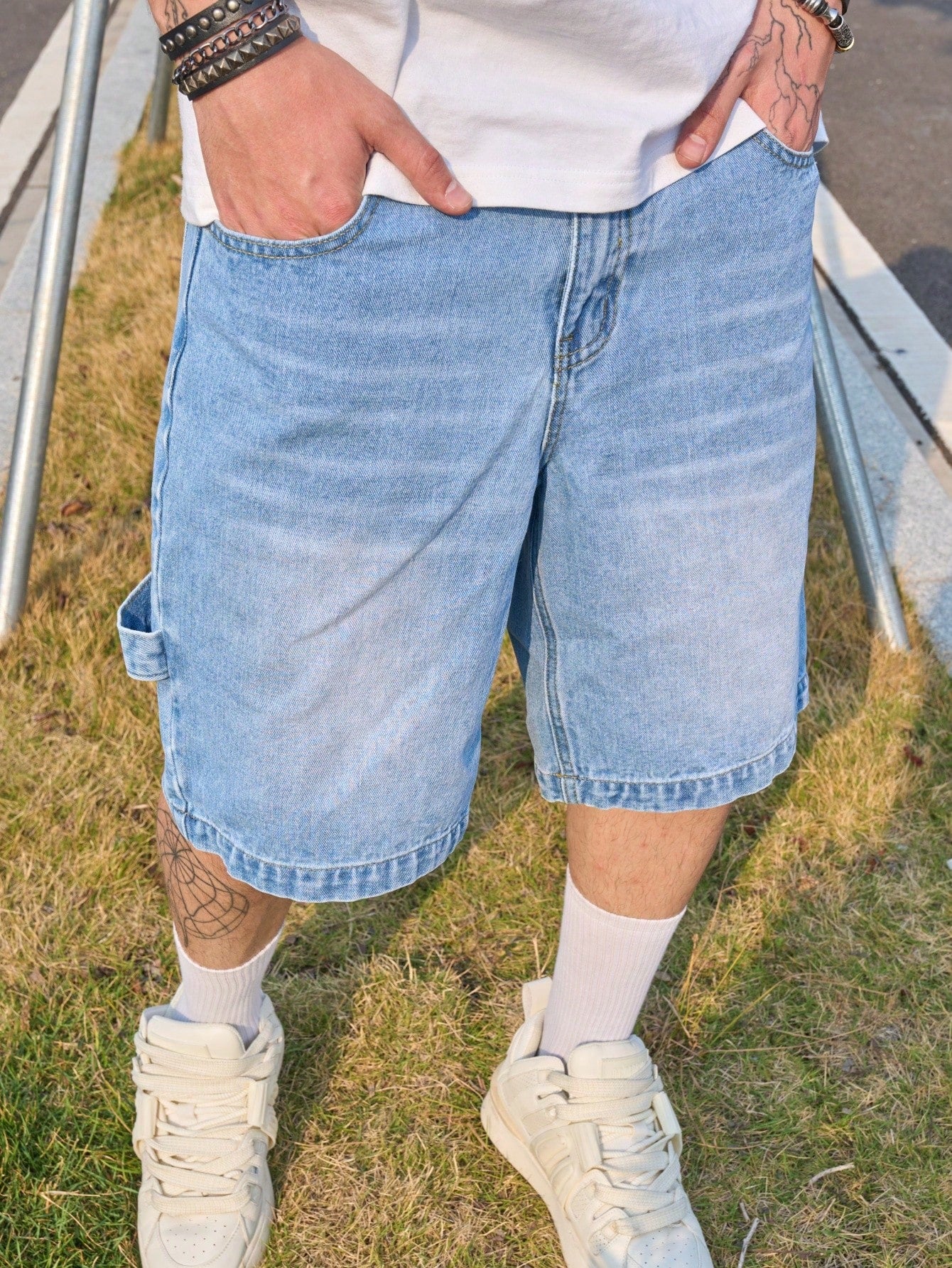 شورت جينز كاجوال بيرمودا للرجال