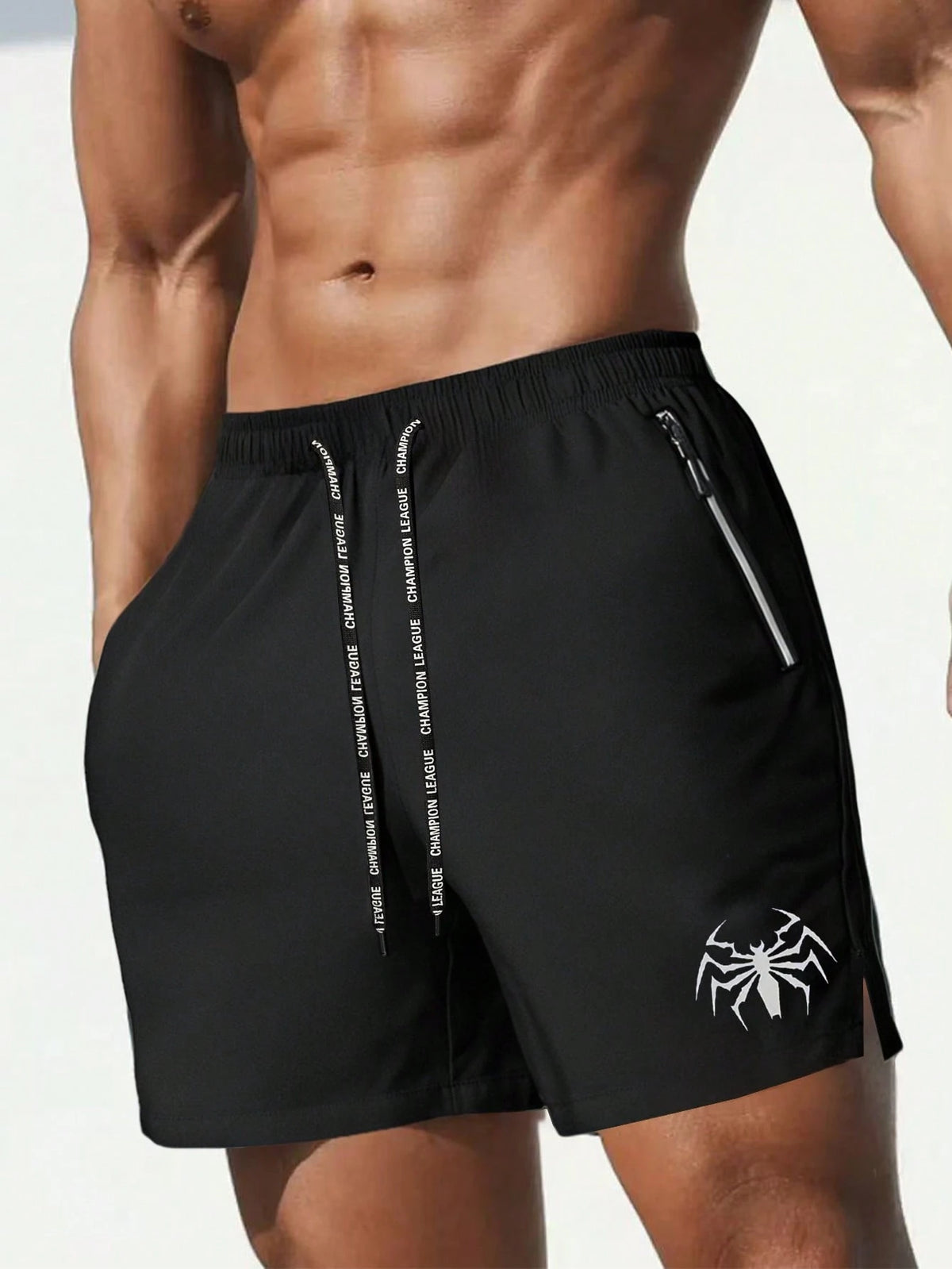 شورتات كاجوال للرجال مطبوعة بعناكب