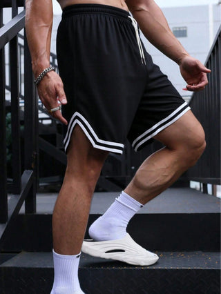 شورت رجالي كاجوال للصيف بطراز صديق المقاس الفضفاض