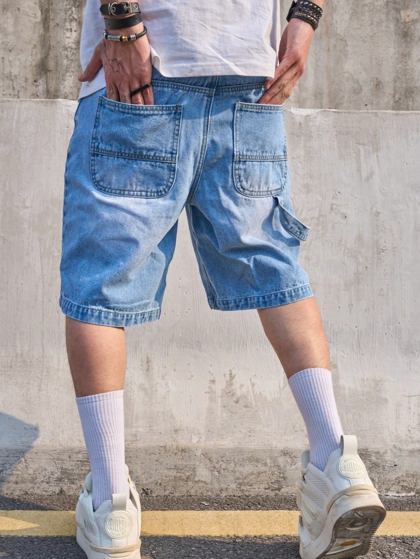 شورت جينز كاجوال بيرمودا للرجال