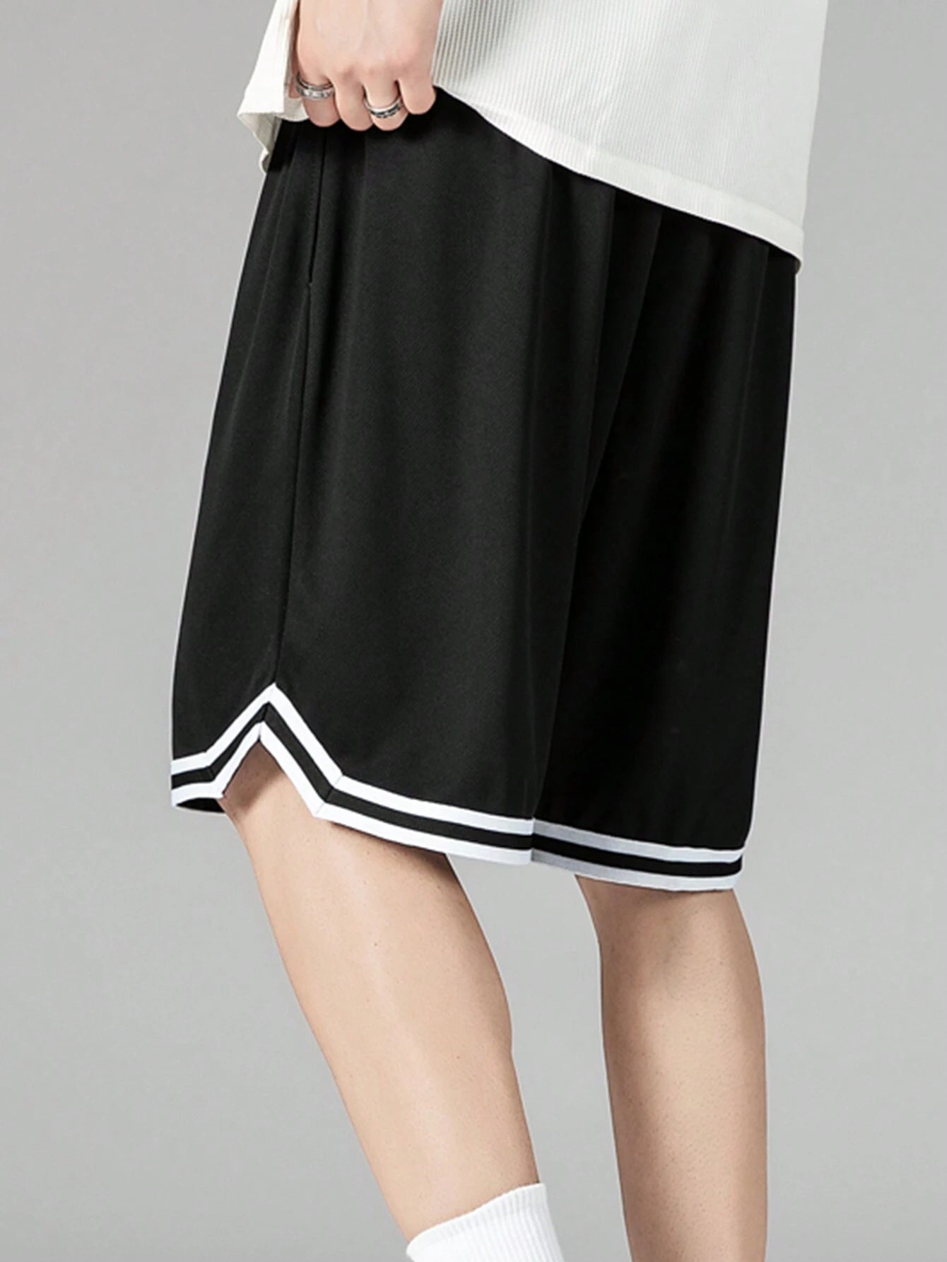 شورت رجالي كاجوال للصيف بطراز صديق المقاس الفضفاض