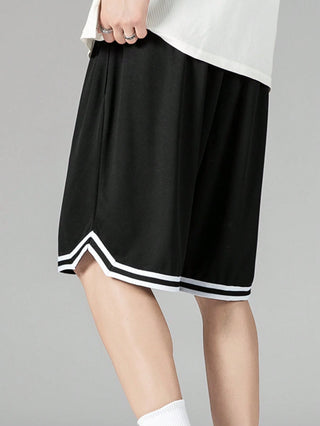 شورت رجالي كاجوال للصيف بطراز صديق المقاس الفضفاض