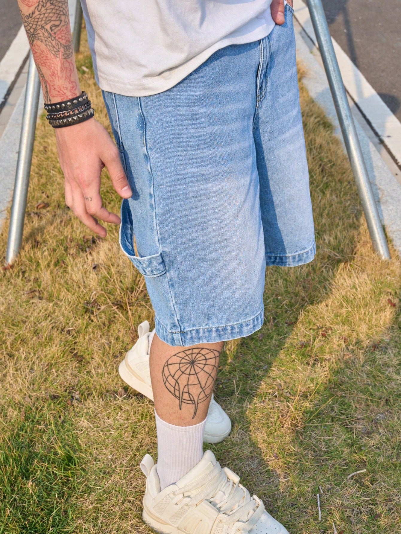 شورت جينز كاجوال بيرمودا للرجال