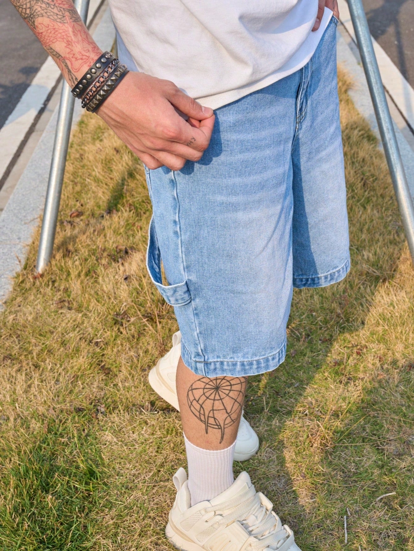 شورت جينز كاجوال بيرمودا للرجال