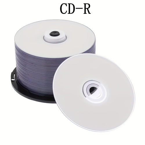 10/50 قطعة أقراص CD-R فارغة - سعة عالية 700 ميجابايت، وسائط قابلة للتسجيل والمسح والطباعة لتخزين البيانات، الموسيقى، البرامج - حزمة قيمة بالجملة للمكتب المنزلي والاستخدام الاحترافي