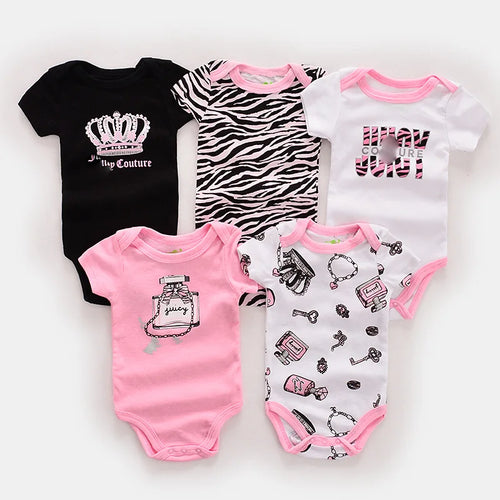 100% cotton infant pajamas newborn five-piece بدلة romper baby clothes