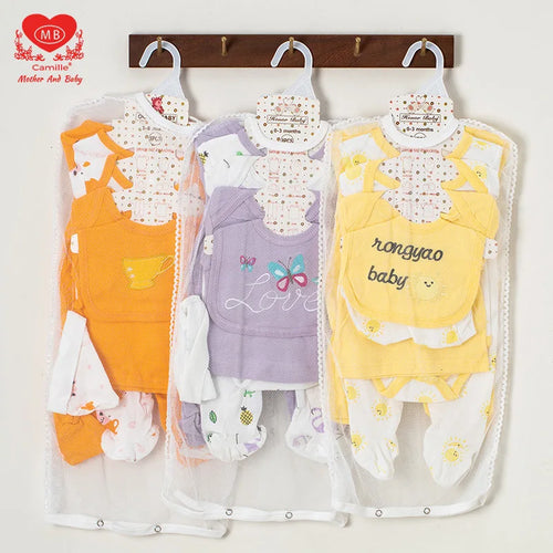 100% cotton unisex bodysuit gift 8pcs طقم baby infants clothing romper boutique newborn baby babi clothes sets 0-3 months