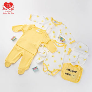 100% cotton unisex bodysuit gift 8pcs طقم baby infants clothing romper boutique newborn baby babi clothes sets 0-3 months