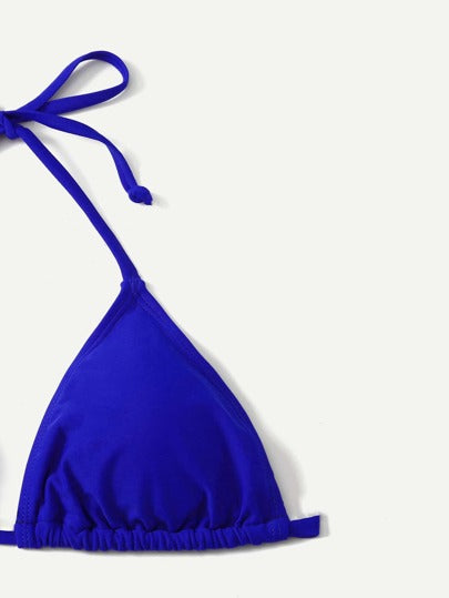 Swim Basics مجموعة بيكيني مونو للشاطئ الصيفي، حمالة وسروال مربوط عند الخصر قطعتان