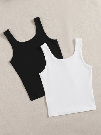 EZwear بلايز بحمالات الصاف كاجوال