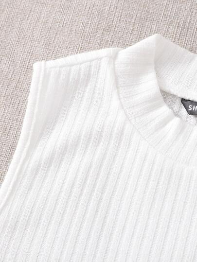 EZwear تانك توب حياكة مضلعة - 2 قطعة