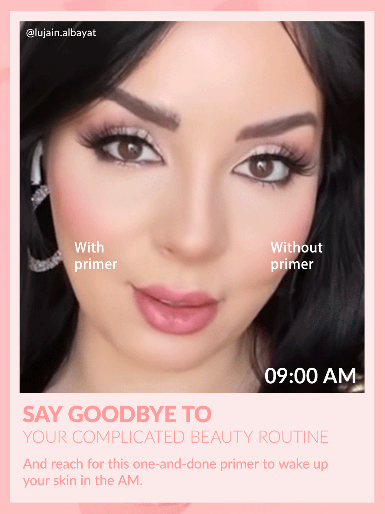 SHEGLAM برايمر للبشرة في عيد الميلاد برايمر لتصحيح لون المسام غير المرئية برايمر مرطب للوجه بزيت الورد العطري برايمر وردي خفيف الوزن للوجه برايمر هدايا و والشتاء علامة تجارية جمال مكياج ميكب مستحضرات تجميل للنساء الفتيات مثالي لفصل الشتاء الربيع مثالي...