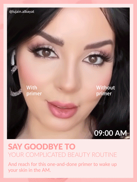SHEGLAM برايمر للبشرة في عيد الميلاد برايمر لتصحيح لون المسام غير المرئية برايمر مرطب للوجه بزيت الورد العطري برايمر وردي خفيف الوزن للوجه برايمر هدايا و والشتاء علامة تجارية جمال مكياج ميكب مستحضرات تجميل للنساء الفتيات مثالي لفصل الشتاء الربيع مثالي...