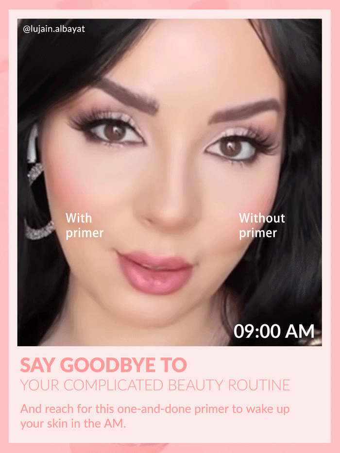 SHEGLAM برايمر للبشرة في عيد الميلاد برايمر لتصحيح لون المسام غير المرئية برايمر مرطب للوجه بزيت الورد العطري برايمر وردي خفيف الوزن للوجه برايمر هدايا و والشتاء علامة تجارية جمال مكياج ميكب مستحضرات تجميل للنساء الفتيات مثالي لفصل الشتاء الربيع مثالي ل-